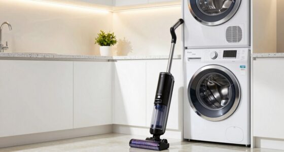 vacuum cleaning laundry areas