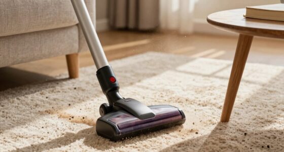 vacuum dusty areas first