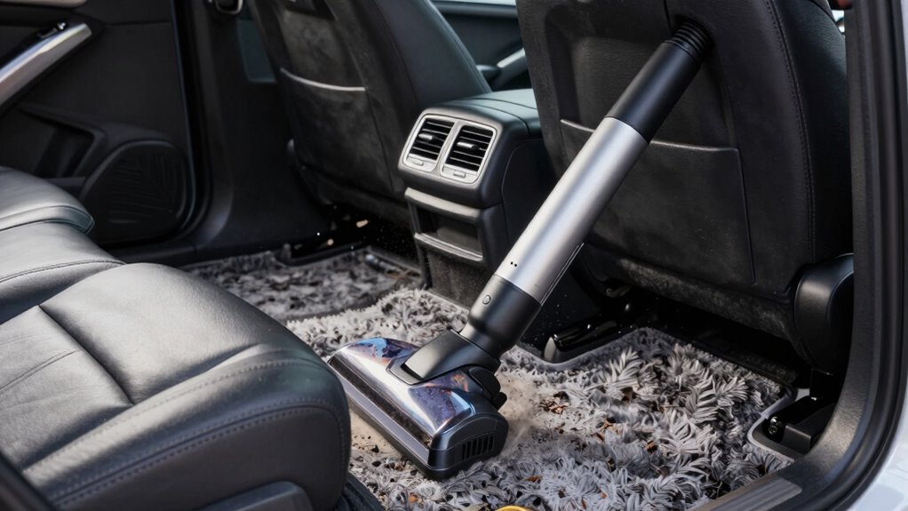 vacuuming car interiors efficiently