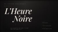 MAISON NOIRE — Collection № 9 · L’Heure Noire (FABLE/175)