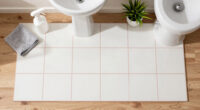 This Bath Had Peeling Molding, A Drop Ceiling, And Pink Grout — Now It's Classic
