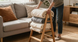 Aldi's Best-Selling Blanket Storage Ladder Is Finally Back