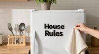 My Grandma Gigi’s “House Rules” Magnet Helps Me Keep My Home Clean