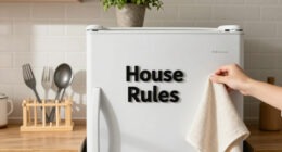 My Grandma Gigi’s “House Rules” Magnet Helps Me Keep My Home Clean