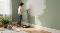 A Bright White Bedroom Is Now A Green Cocoon “Inspired By The Forest”