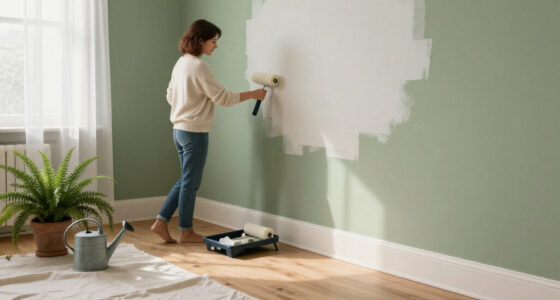 A Bright White Bedroom Is Now A Green Cocoon “Inspired By The Forest”