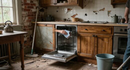 A Victorian Home's Entire Kitchen Was Demolished — Except For The Dishwasher