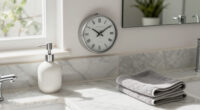 I Moved A Clock To My Bathroom, And It Changed My Morning Routine Forever