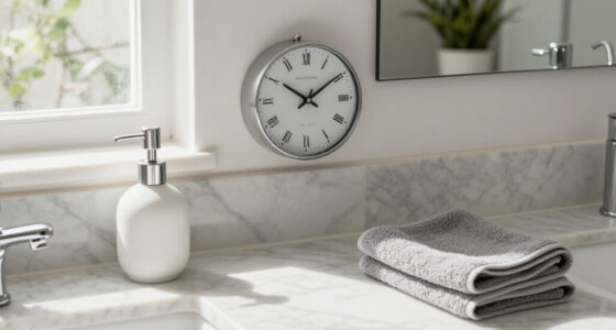 I Moved A Clock To My Bathroom, And It Changed My Morning Routine Forever