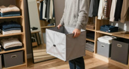 My Parents Just Showed Me The Perfect Solution For Decluttering A Closet