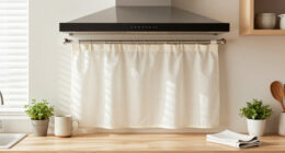 She Put A Curtain Rod On Her Range Hood — Now It’s The Prettiest Spot In Her Kitchen