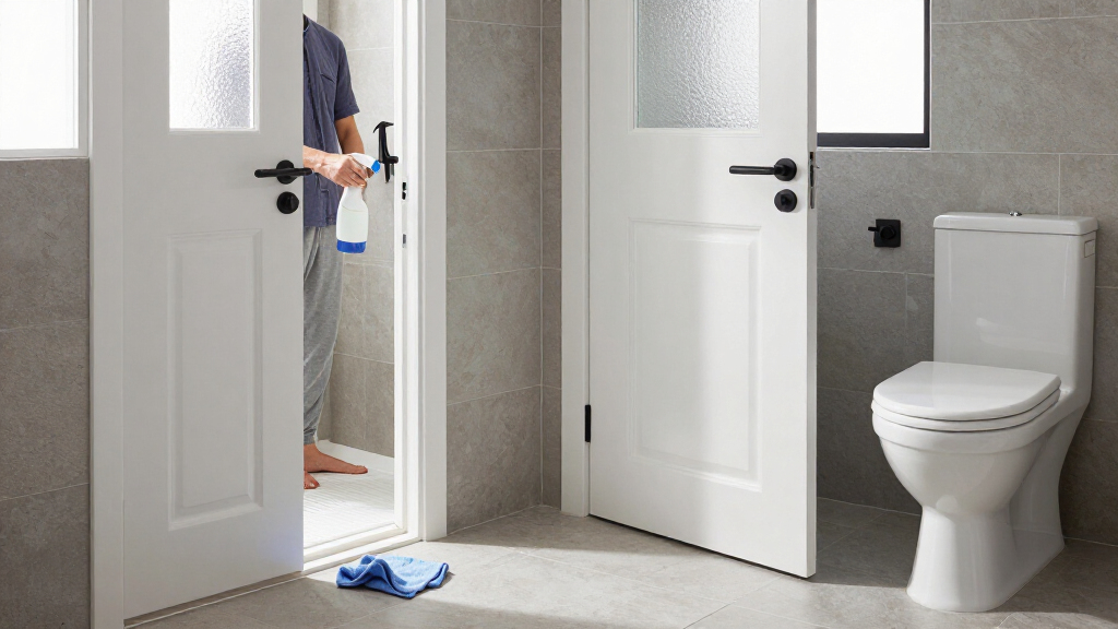 Two Doors Made This Bathroom Feel Awkward — So One Of Them Had To Go