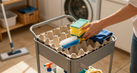 Ditch Bins: The Smarter Way To Organize A Storage Cart Using Empty Egg Cartons