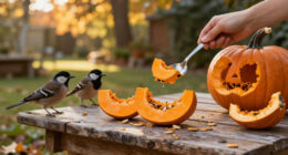 Don't Throw Away Your Pumpkin After Halloween! It Makes A Tasty Treat For Birds – How To Prep It Safely