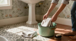 Skip Traditional Bathroom Bins: A Cuter Way To Add Storage And Vintage Charm