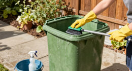 Smelling Your Garbage Cans? The Underrated Trick To Give Them A Deep Clean