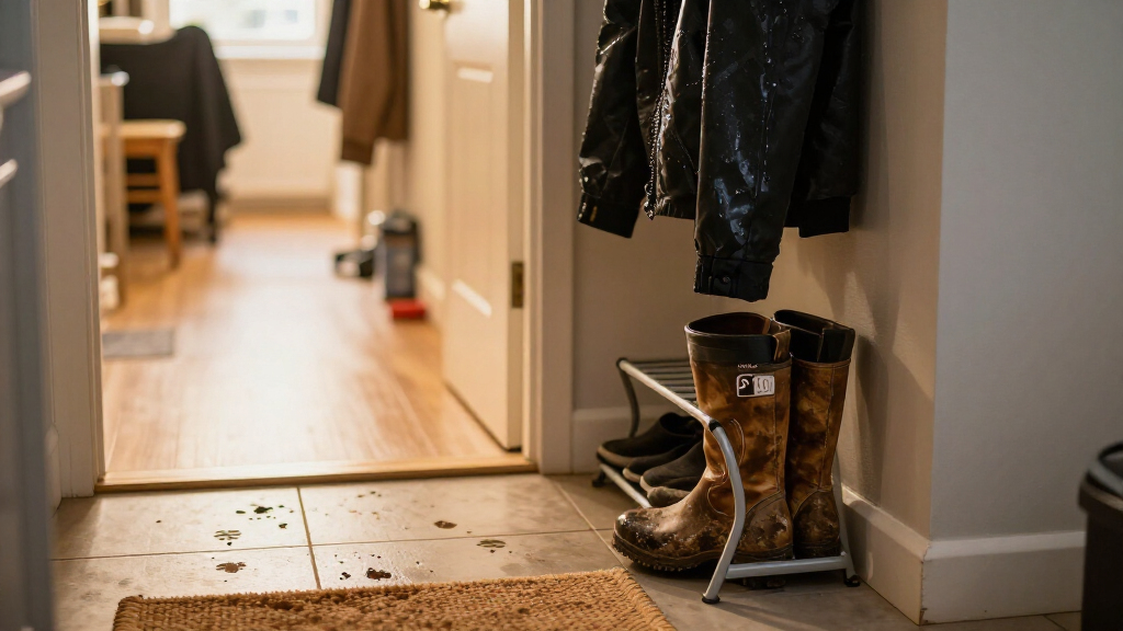 This £10 Argos Shoe Rack Is Perfect For Keeping Muddy Boots And Wet Jackets Tidy This Autumn