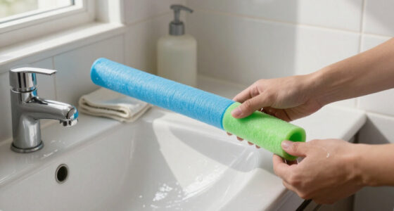 Upcycle Dollar Tree Pool Noodles Into Gorgeous Bathroom Decor With This Clever DIY